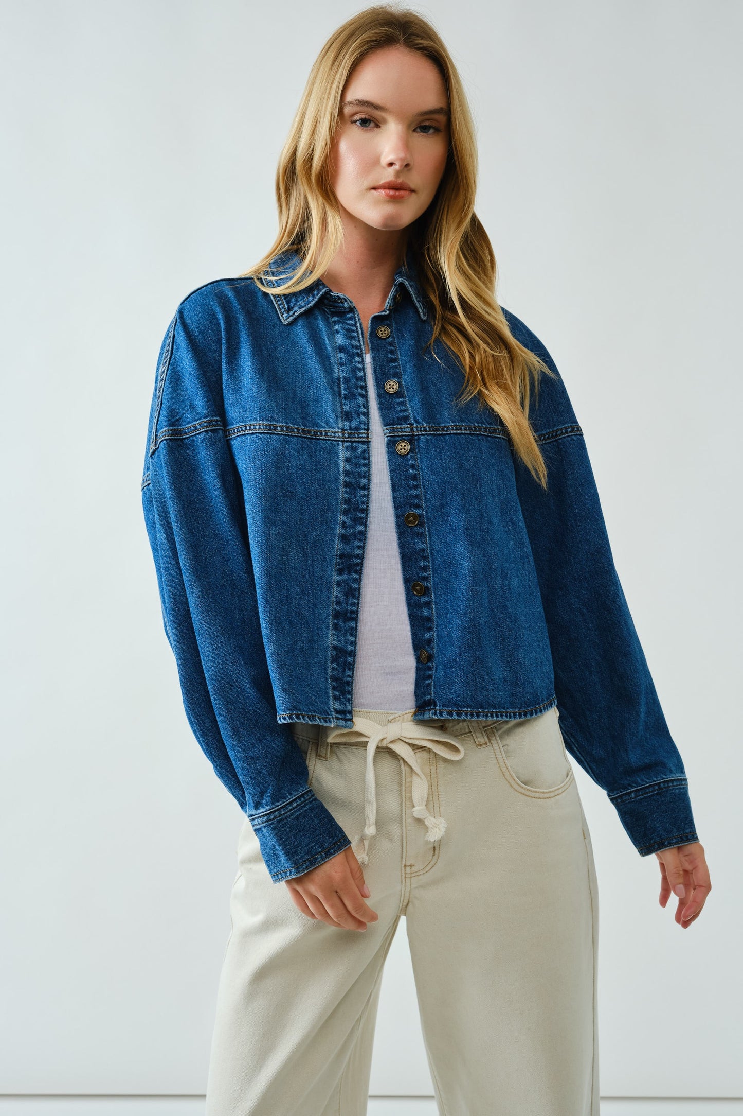 Denim Swing Jacket