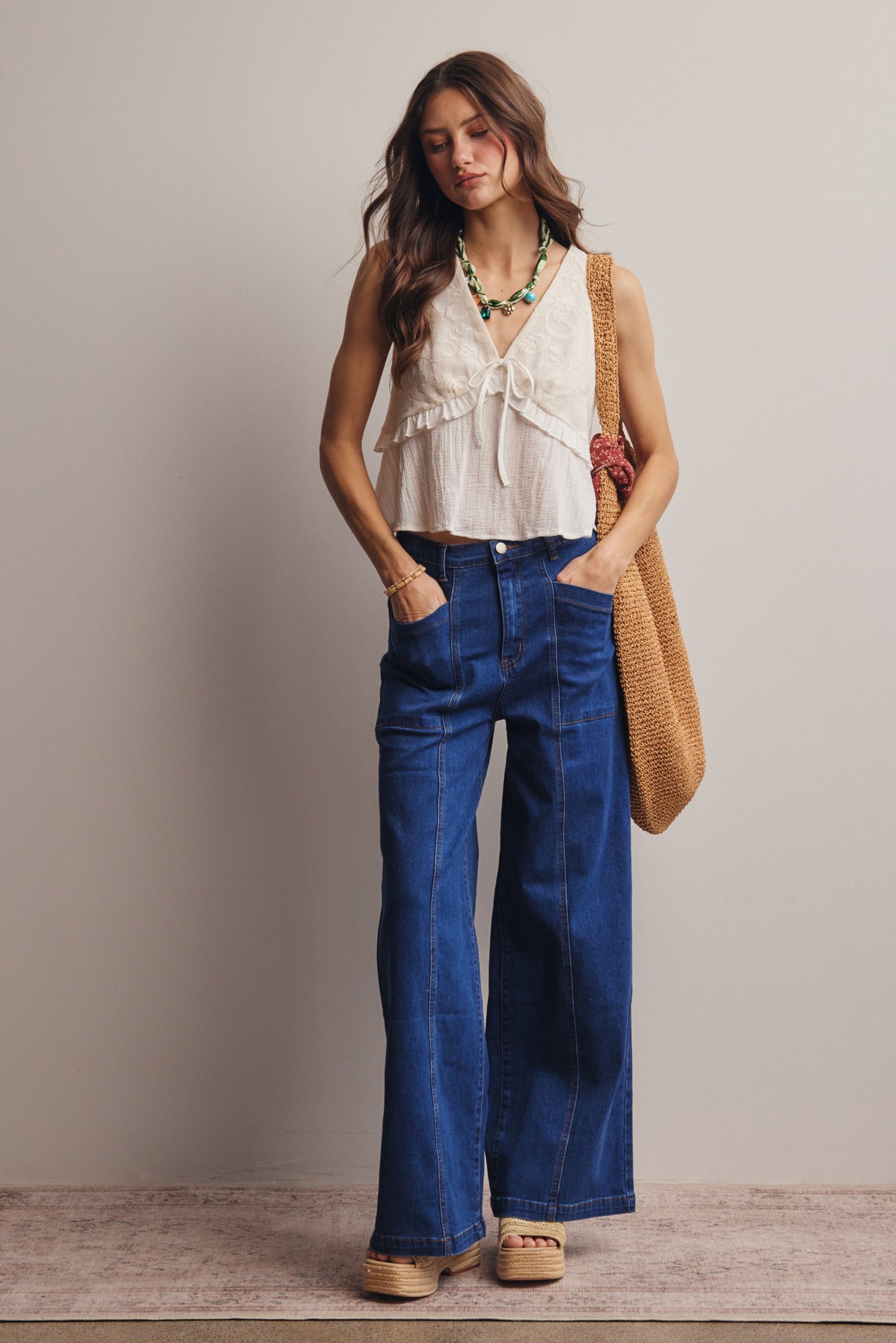 Bessy Wide Leg Stretch Jean