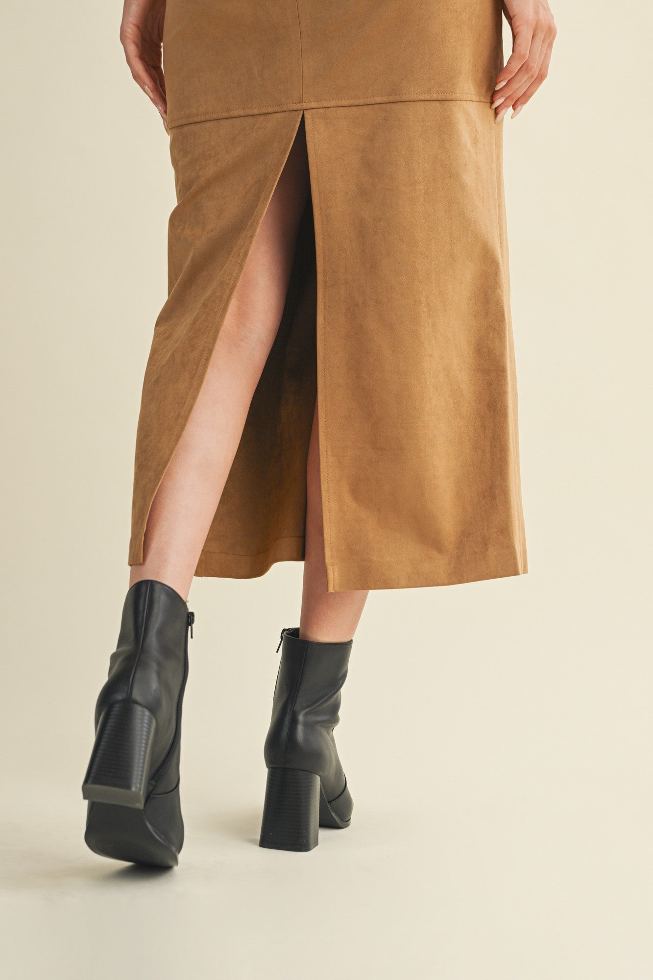 Myla Faux Suede Skirt
