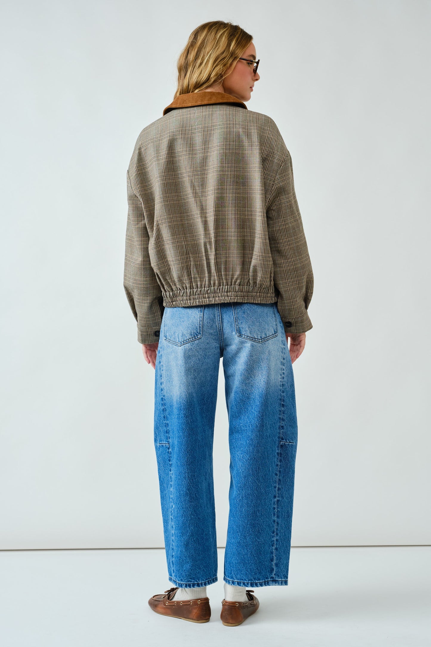 Parker Plaid Bomber Jacket