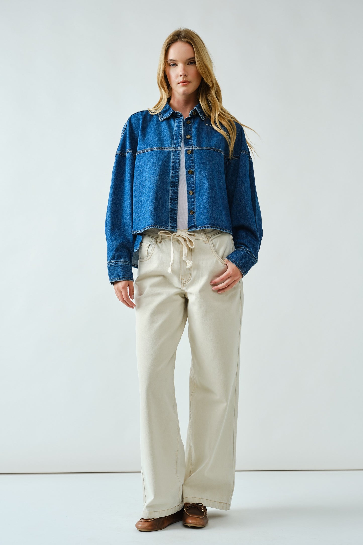 Denim Swing Jacket