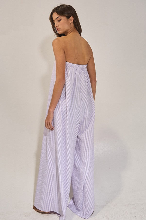 Strapless Flowy Jumpsuit