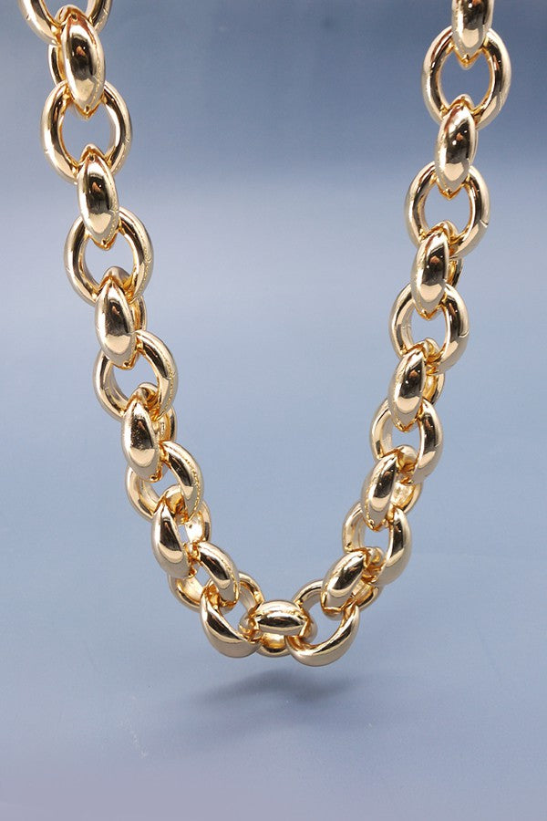 Chunky Ball Link Chain Necklace