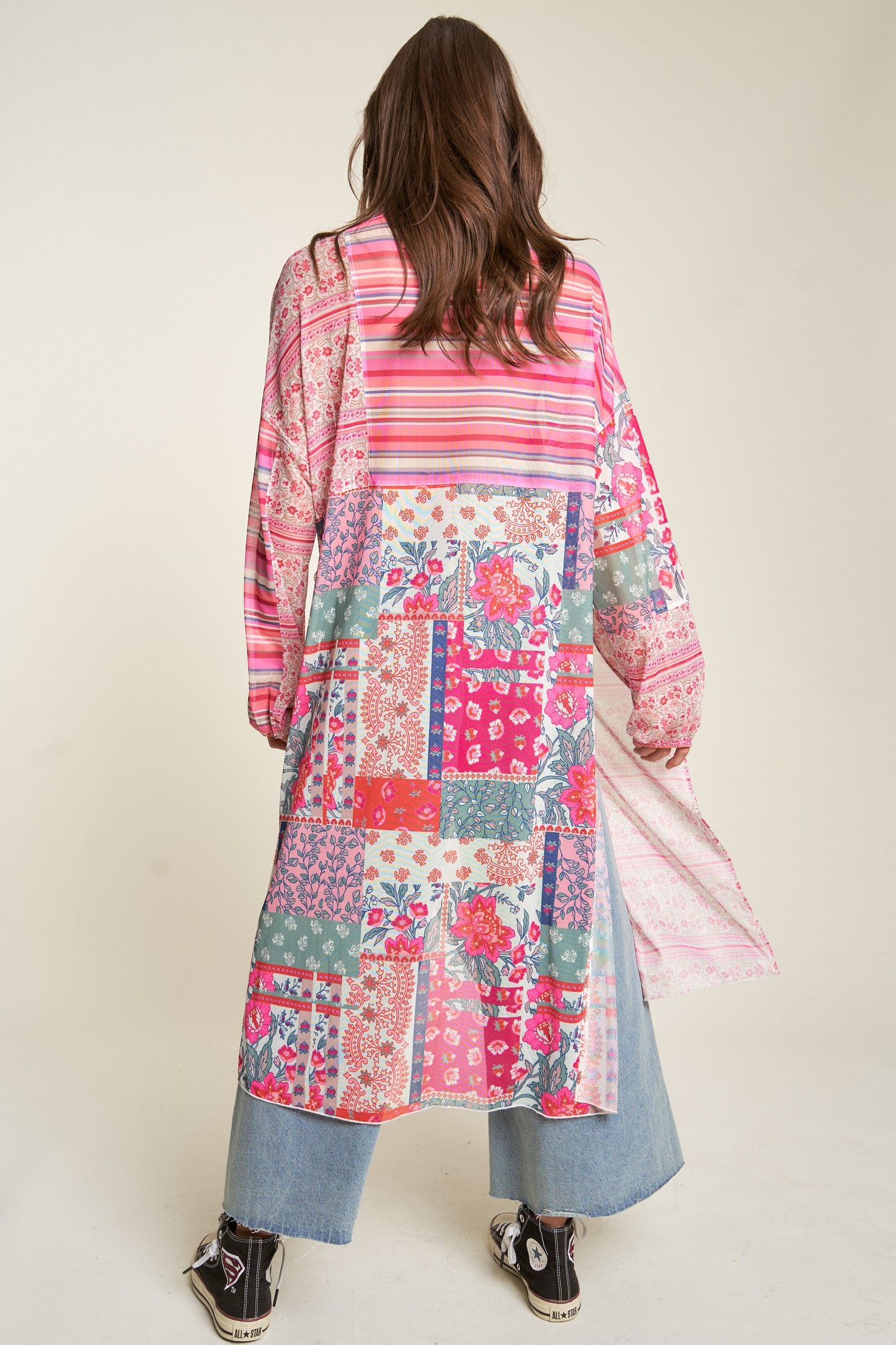 Fun Lovin' Button Front Maxi Shirt PLUS