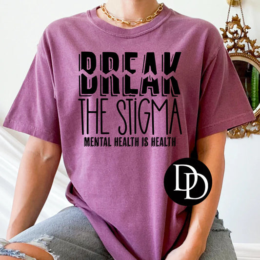 'Break The Stigma' Graphic