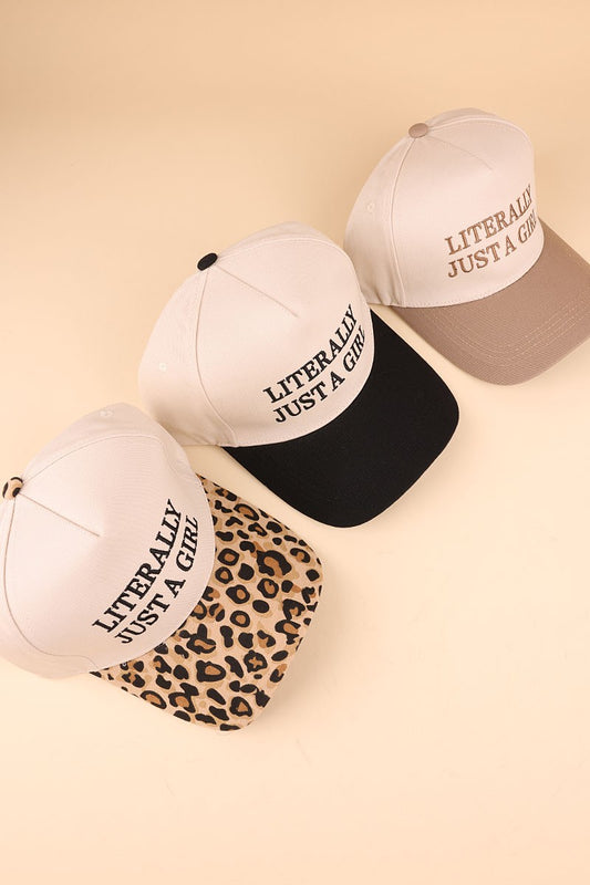 Literally Just A Girl Hat