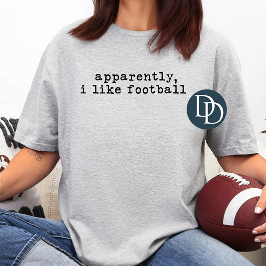 'Apparently I Like Football' Graphic