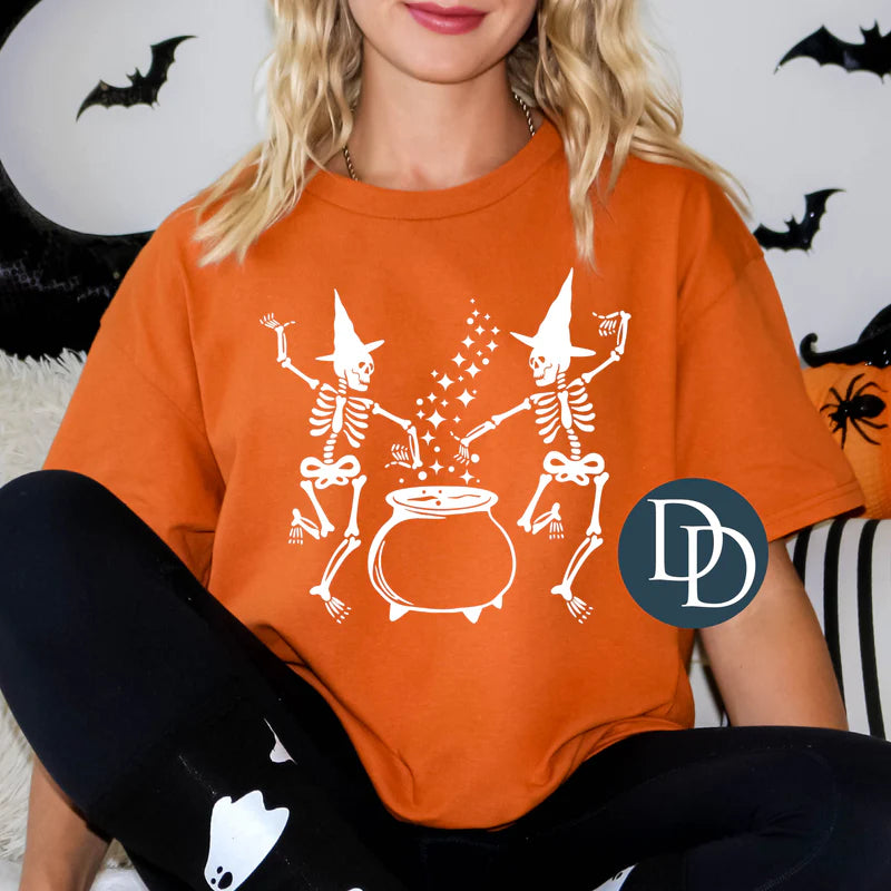 'Dancing Skeleton Witches' Graphic