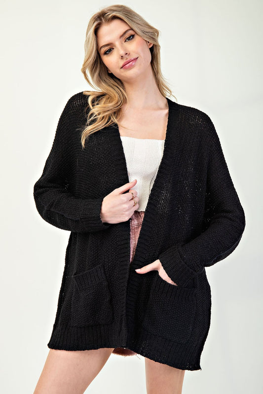 Skylar Slouchy Open Front Cardi