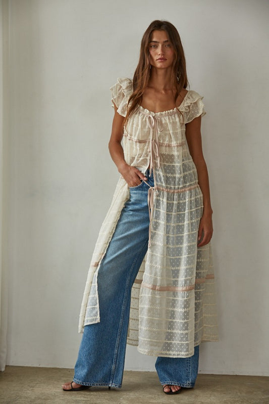 Aristelle Front Tie Maxi