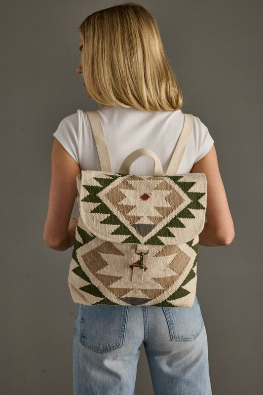 Oaklynn Woven Western Backpack