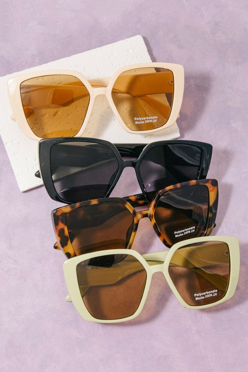 Sunny Over Bridge Oversized Sunglasses