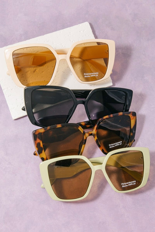 Sunny Over Bridge Oversized Sunglasses