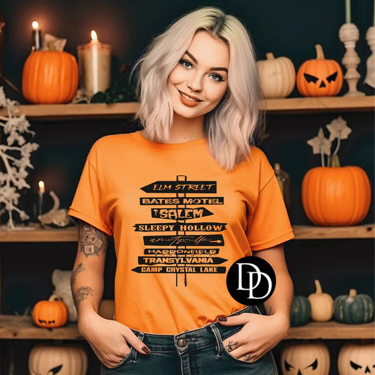 'Halloween Street Signs' Graphic
