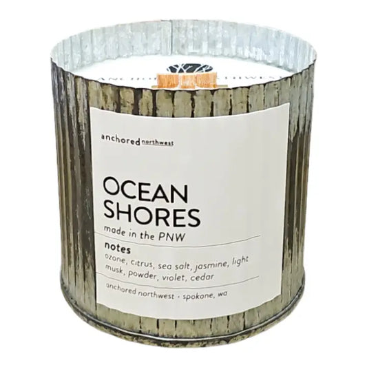 Ocean Shores Wood Wick Candle