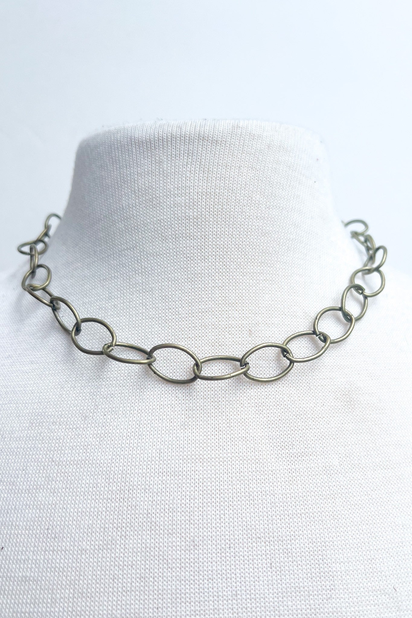Collective Bronze Short Necklace-Charm Bar