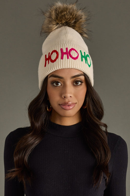 Ho Ho Ho Pom Hat