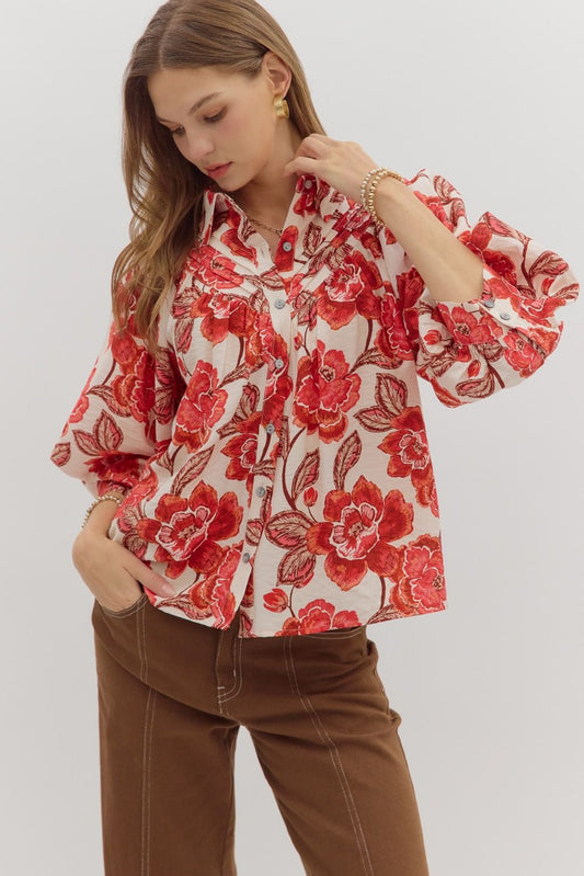 Floral Fantasy Blouse