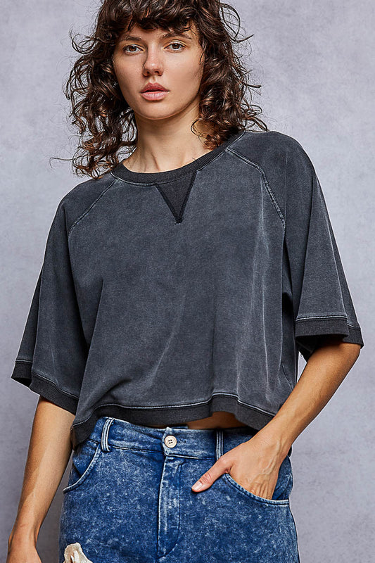 Lived In Short Sleeve Sweatshirt