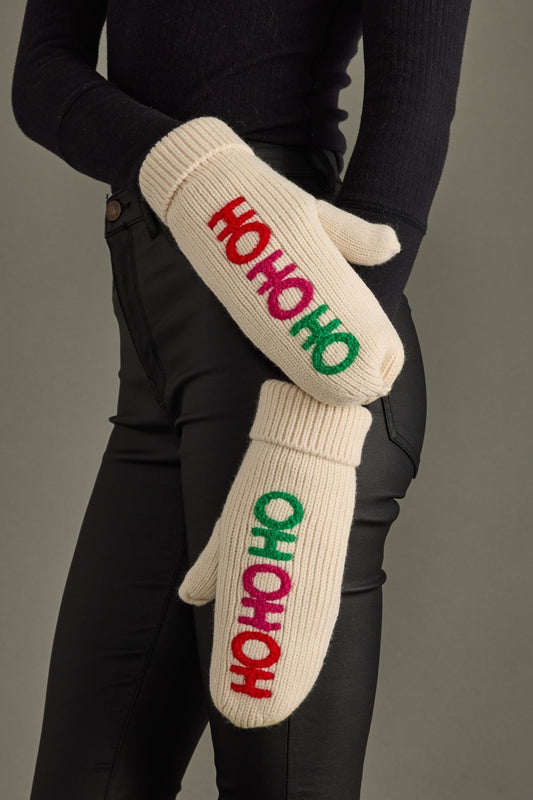 Ho Ho Ho Knit Mittens