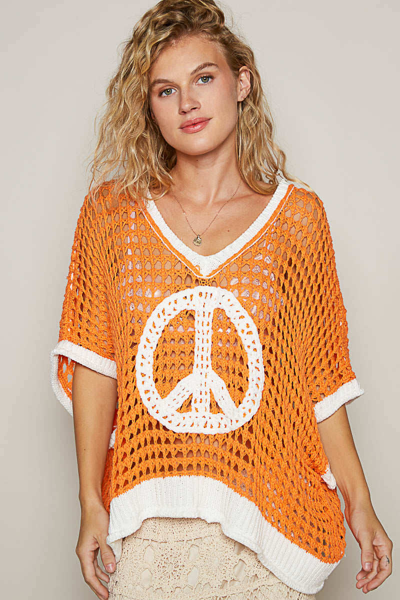 Peace & Sunshine Sweater Top