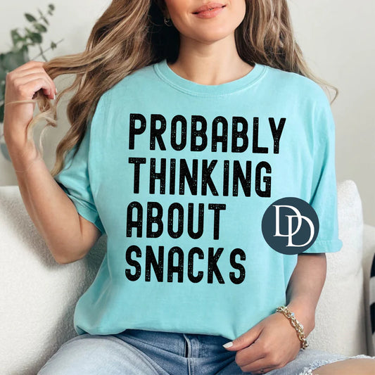 'Thinking About Snacks' Graphic