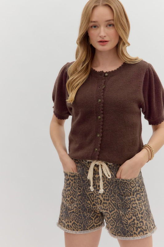 Blair Short Sleeve Cardigan