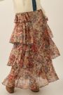 Kaylee Floral Mesh Maxi Skirt