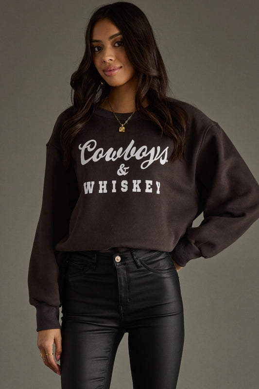 Cowboys & Whiskey Sweatshirt