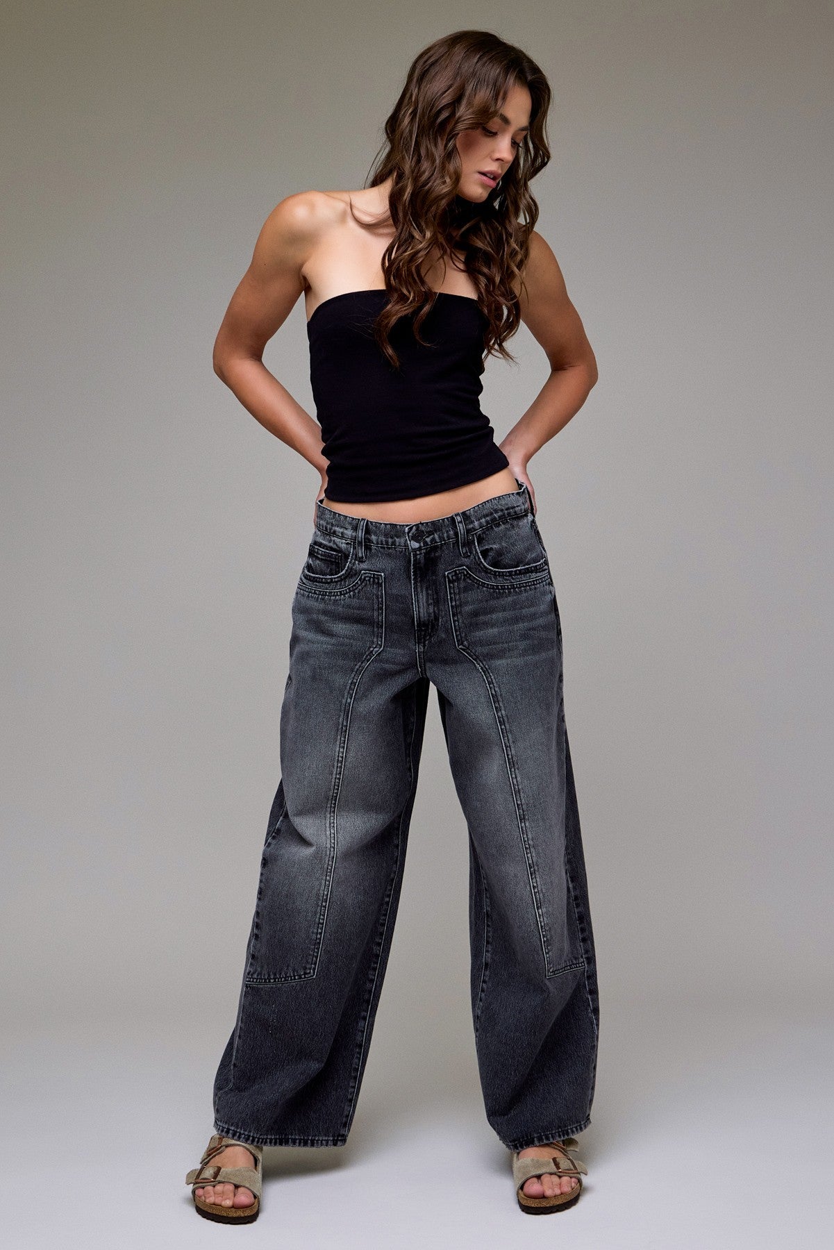 Classic Patch Baggy Jeans