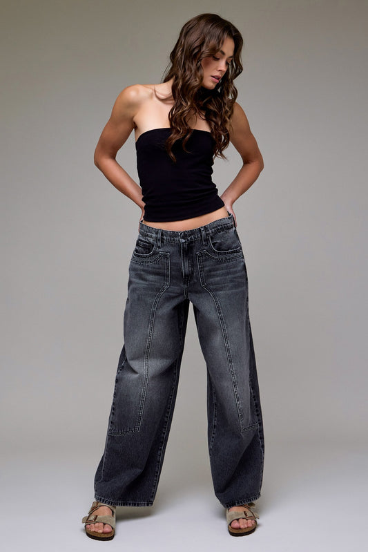 Classic Patch Baggy Jeans