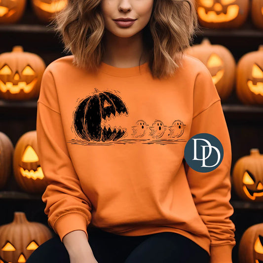 'Pac Jack O Lantern Ghosts' Graphic