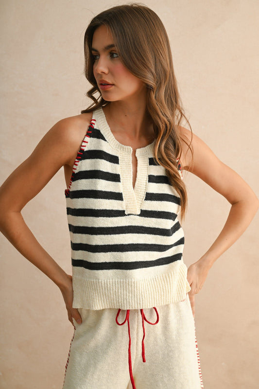 Night Lights Sleeveless Sweater