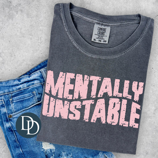 'Mentally Unstable' Graphic