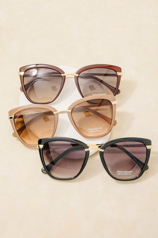 Lilith Double Bar Bridge Sunglasses