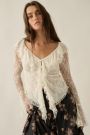 Lila Lace Top