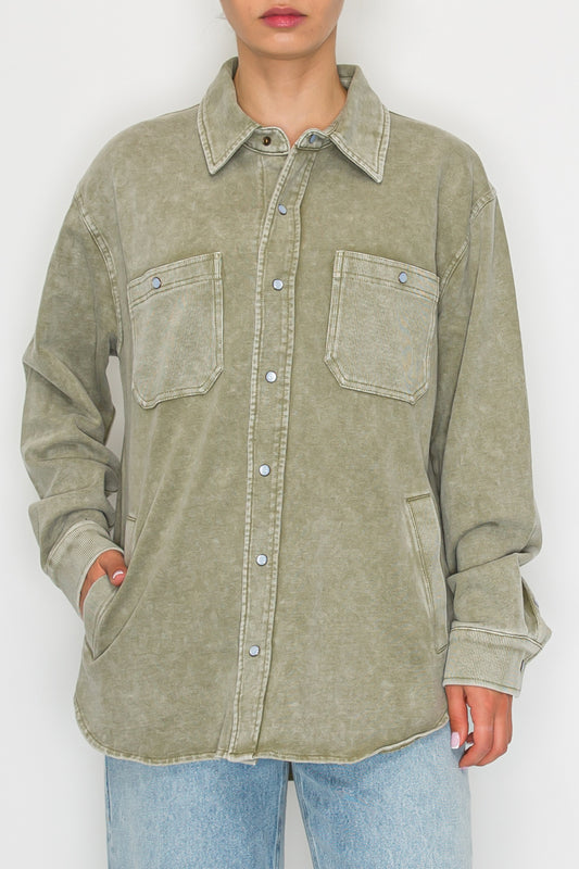 Patch Pocket Knit Shacket