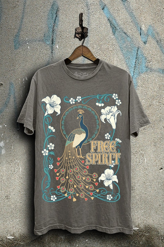 Free Spirit Peacock Graphic