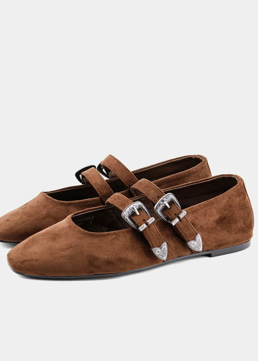Albany Suede Ballet Flat