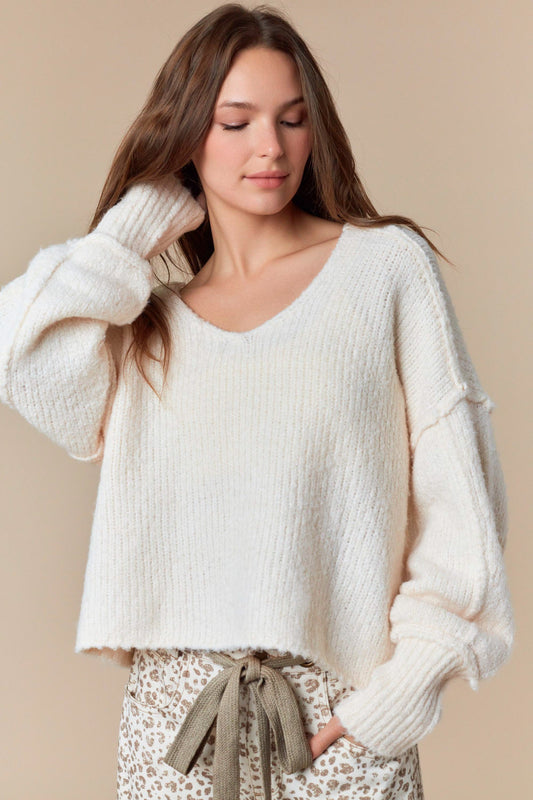 Madison Overseam Oversized Sweater