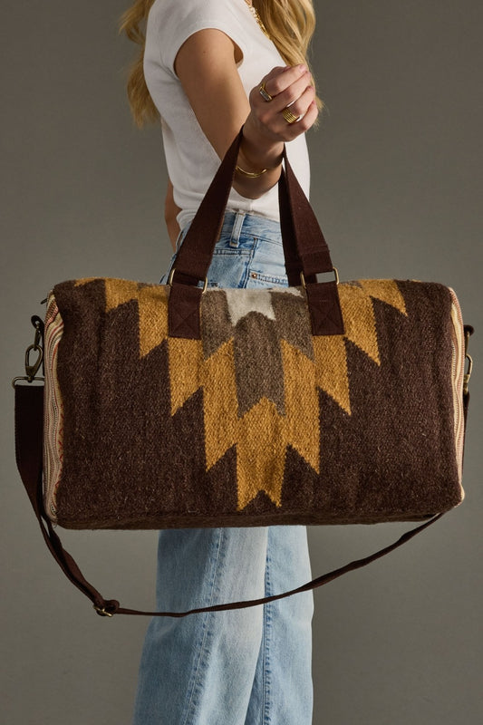 Julia Woven Western Duffel Bag