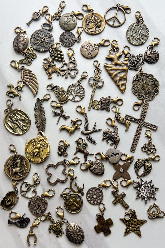 Collective Bronze Icon Charms-Charm Bar