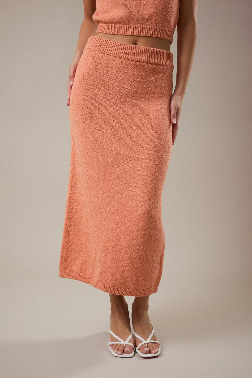 Remi Low Waist Sweater Maxi Skirt