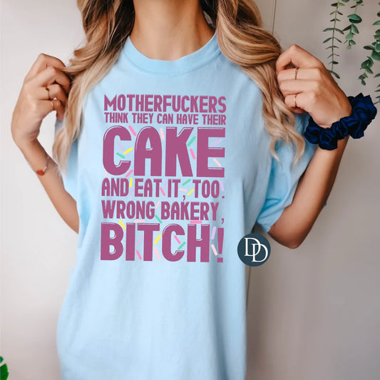 'Wrong Bakery' Graphic