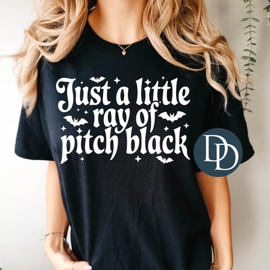 'Just A Little Ray Of Pitch Black' Graphic