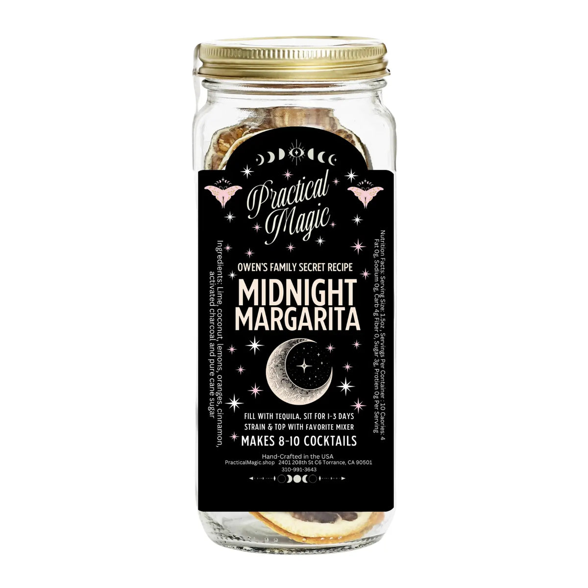 Midnight Margarita Craft Cocktail Infusion Drink Kit