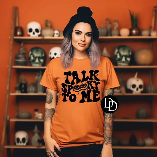 'Talk Spooky To Me' Graphic