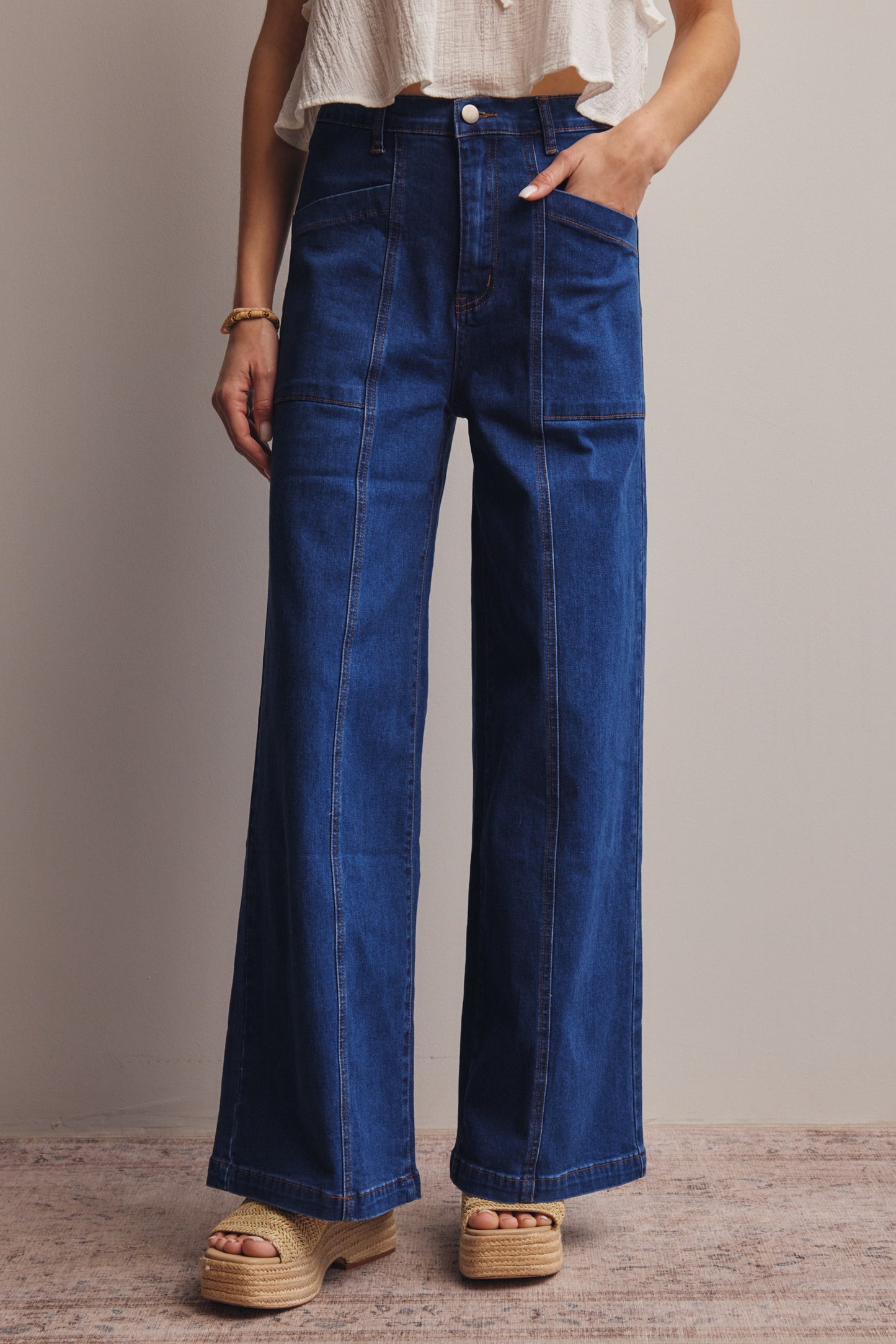 Bessy Wide Leg Stretch Jean