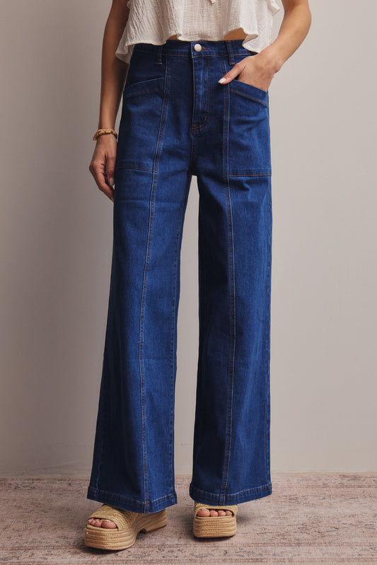 Bessy Wide Leg Stretch Jean