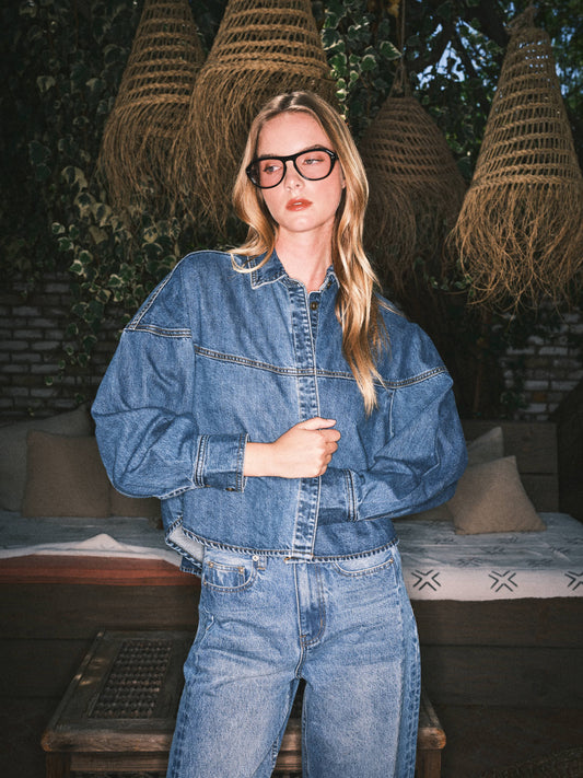 Denim Swing Jacket
